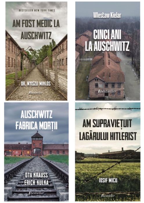 Setul Top 4 cărți Auschwitz