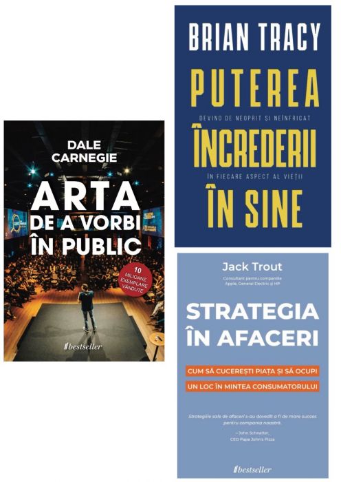 Setul Top 3 Cărți de Business și Dezvoltare Personală (Ofertă Limitată)
