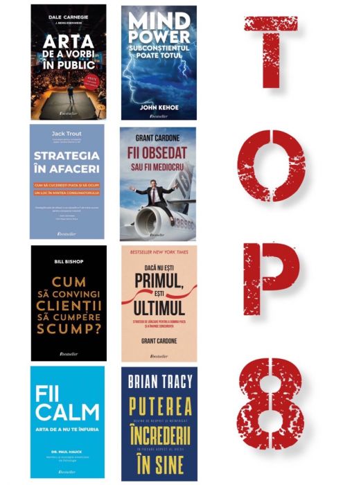  Setul Top 8 Cărți de Business și Dezvoltare Personală